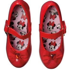 Disney Minnie Mouse Shiny Red Dress Shoes